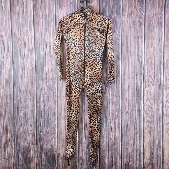 dive goddess Swim Dive Goddess Leopard Print Swim Unitard Poshmark